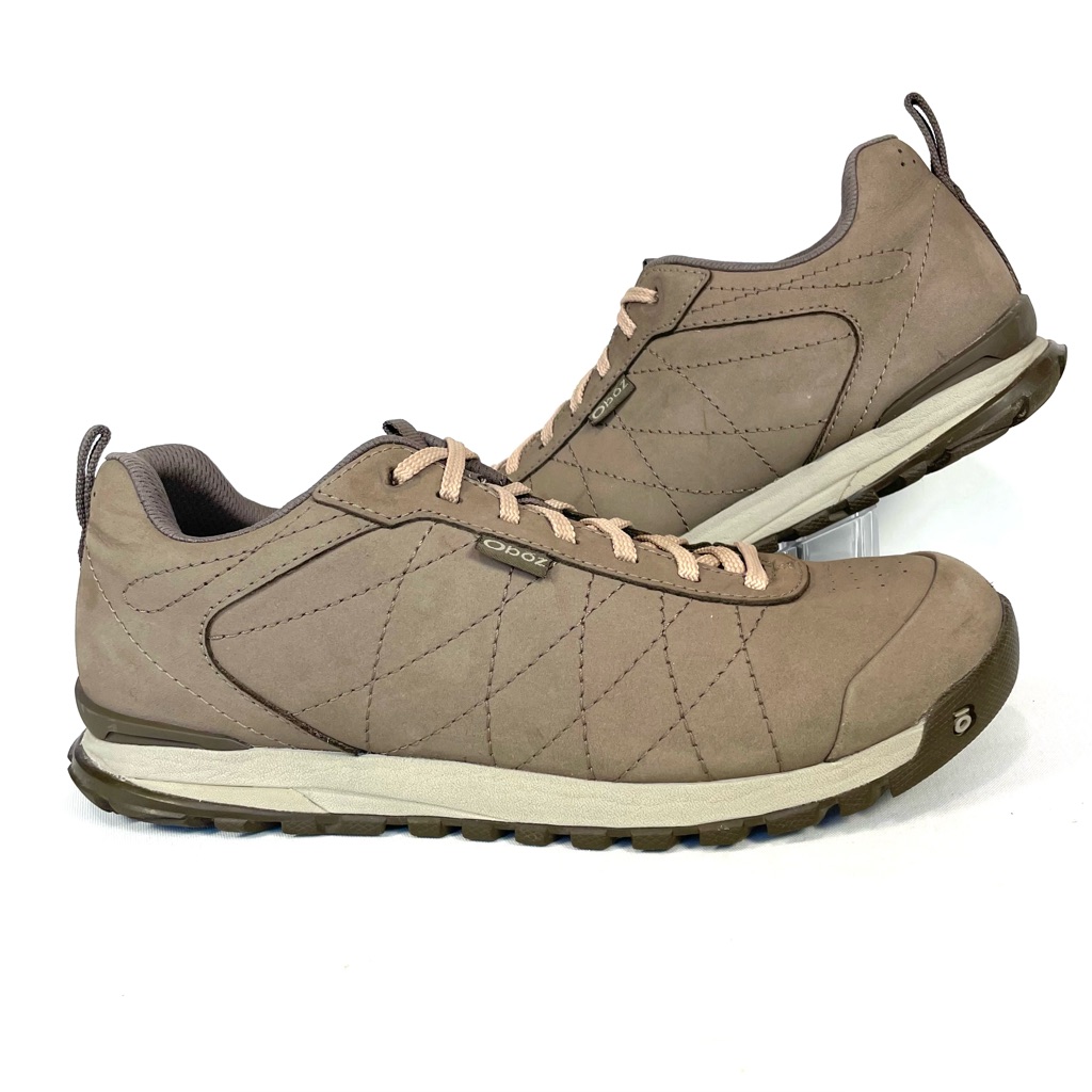 Oboz Bozeman Low Leather Hiking Trail Shoes Womens 9 Outdoor Walking Comfort